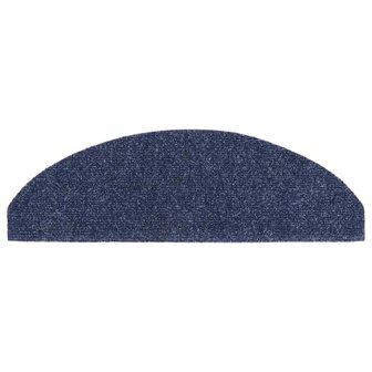Trapmatten Zelfklevend 10 stuks 65x21x4 cm Blauw Halfrond Groot 4
