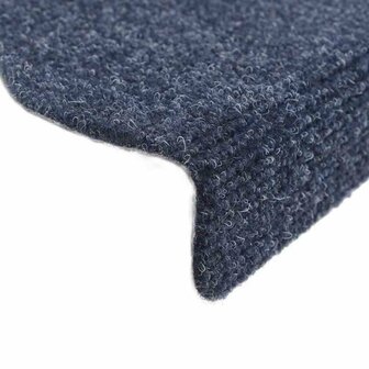 Trapmatten Zelfklevend 10 stuks 65x21x4 cm Blauw Halfrond Groot 6