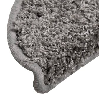 Trapmatten 10 st 56x17x3 cm Grijs Halfrond 6