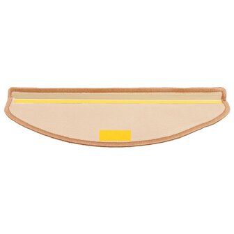Trapmatten zelfklevend 5 st 65x21x4 cm beige 4