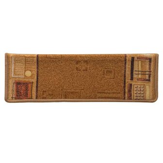 Trapmatten zelfklevend 5 st 65x21x4 cm beige 5
