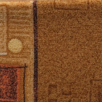 Trapmatten zelfklevend 5 st 65x21x4 cm beige 8