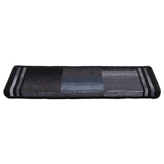 Trapmatten zelfklevend 5 st 65x21x4 cm zwart en grijs 3