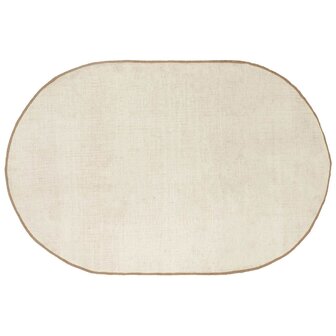 Vloerkleed Naturel 100 x 152 cm Jute 2