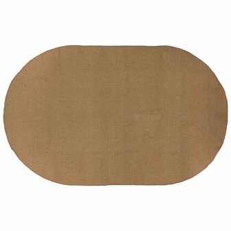 Vloerkleed Naturel 152 x 245 cm Jute 1
