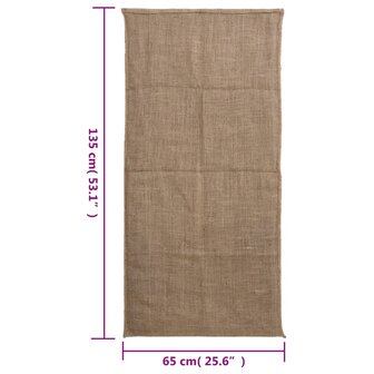 Jutezakken 5 stuks 220 g/m&sup2; 65x135 cm 100% jute 7