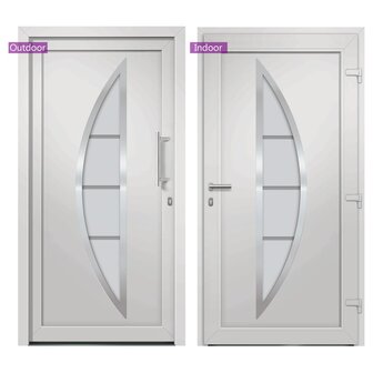 Voordeur 98x208 cm wit 6