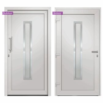 Voordeur 98x208 cm wit 6