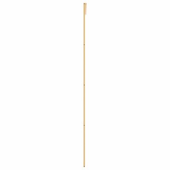Schuifdeur 90x205 cm helder ESG-glas en aluminium goudkleurig 5