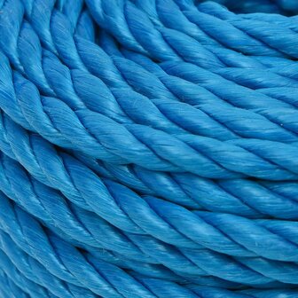Werktouw 14 mm 50 m polypropeen blauw 4