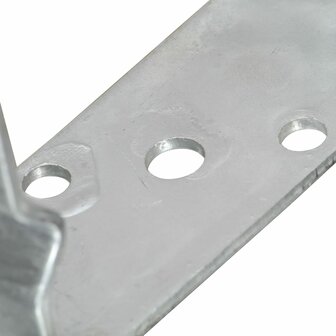 Grondankers 12 st 12x6x15 cm gegalvaniseerd staal zilverkleurig 7