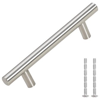 Handvatten 10 st 96 mm roestvrij staal zilverkleurig 3