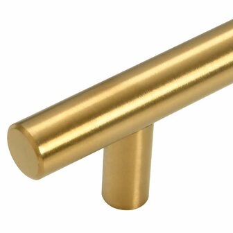 Handvatten 10 st 96 mm roestvrij staal goudkleurig 8