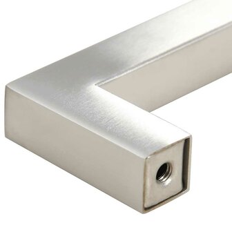 Handvatten 10 st 64 mm roestvrij staal zilverkleurig 8