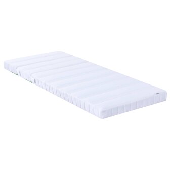 Uitschuifbaar Schuimmatras 80 x 200 cm Wit 2