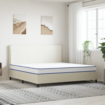 Matras 200x180x17 cm Zacht traagschuim 1