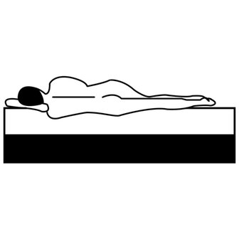 Matras 18 cm visco-traagschuim 140x200 cm H2 9