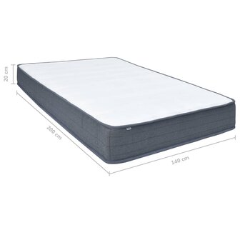Boxspringmatras medium 200x140x20 cm 11