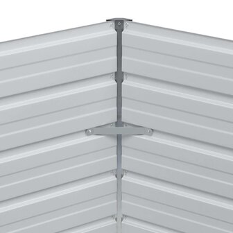 Verhoogd Tuinbed Licht Bruin 129 x 129 x 77 cm 10