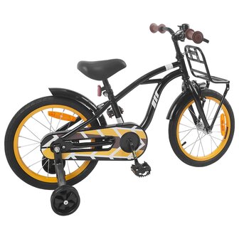Kinderfiets 16 Inch voor 4-6 jaar oud Zwart 3