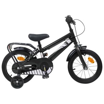 Kinderfiets 14 Inch voor 3-5 jaar oud Zwart 1