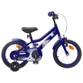 Kinderfiets 14 Inch voor 3-5 jaar oud Donkerblauw 1