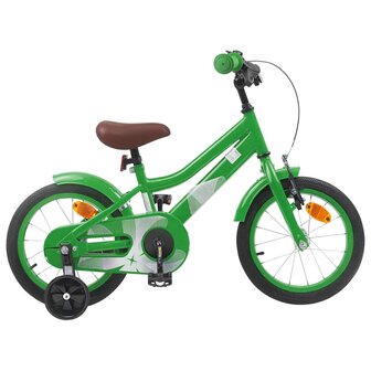 Kinderfiets 12 Inch voor 2-4 jaar oud Groen 1