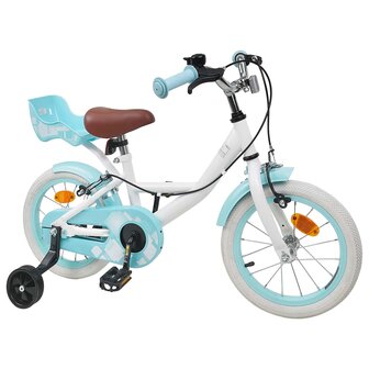 Kinderfiets 14 Inch voor 3-5 jaar oud Wit 2