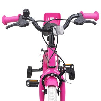 Kinderfiets 14 Inch voor 3-5 jaar oud Roze 5