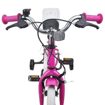 Kinderfiets 14 Inch voor 3-5 jaar oud Roze 5