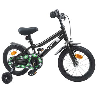 Kinderfiets 14 Inch voor 3-5 jaar oud Zwart 2