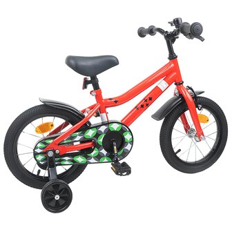 Kinderfiets 16 Inch voor 4-6 jaar oud Rood 3