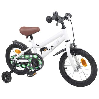 Kinderfiets 12 Inch voor 2-4 jaar oud Wit 2