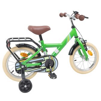 Kinderfiets 12 Inch voor 2-4 jaar oud Groen 3