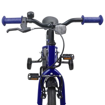 Kinderfiets 12 Inch voor 2-4 jaar oud Donkerblauw 5