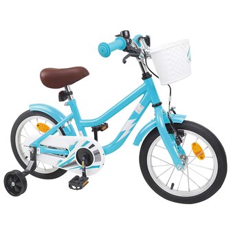 Kinderfiets 12 Inch voor 2-4 jaar oud Lichtblauw 2