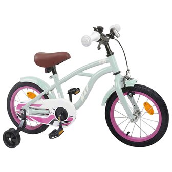 Kinderfiets 12 Inch voor 2-4 jaar oud Lichtgroen 2