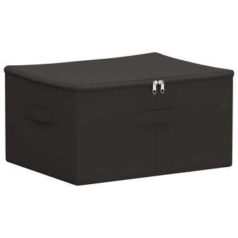 Opbergbox Antracietkleurig 43 x 34 x 23 cm Nonwoven stof 2