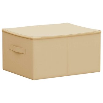 Opbergbox Cr&egrave;mekleurig 43 x 34 x 23 cm Nonwoven stof 6