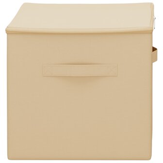 Opbergbox Cr&egrave;mekleurig 55 x 35 x 32 cm Nonwoven stof 5
