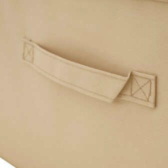 Opbergbox Cr&egrave;mekleurig 60 x 43 x 35 cm Nonwoven stof 7