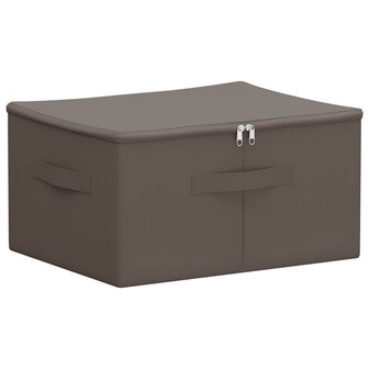 Opbergbox Grijs 43 x 34 x 23 cm Nonwoven stof 2