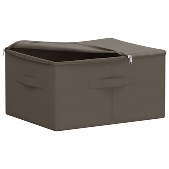 Opbergbox Grijs 43 x 34 x 23 cm Nonwoven stof 3