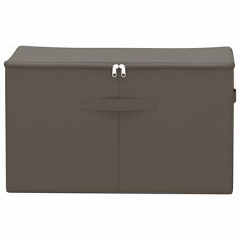 Opbergbox Grijs 55 x 35 x 32 cm Nonwoven stof 4
