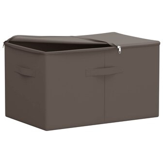 Opbergbox Grijs 60 x 43 x 35 cm Nonwoven stof 3