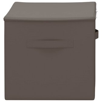 Opbergbox Grijs 60 x 43 x 35 cm Nonwoven stof 5