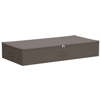Opbergbox Grijs 90 x 48 x 15 cm Nonwoven stof 2