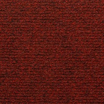 Trapmatten Zelfklevend 5 stuks 65x21x4 cm Bordeaux Rood Rechthoekige Rand 7