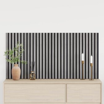 Wandpanelen 2 pcs Grijs 60,5 x 60 cm 1