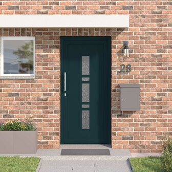 Voordeur Antracietkleurig 98 x 208 cm PVC 1